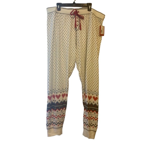 PJ Salvage NWT Happy Fairisle Pajama Bottom - Size 3X - Picture 3 of 8